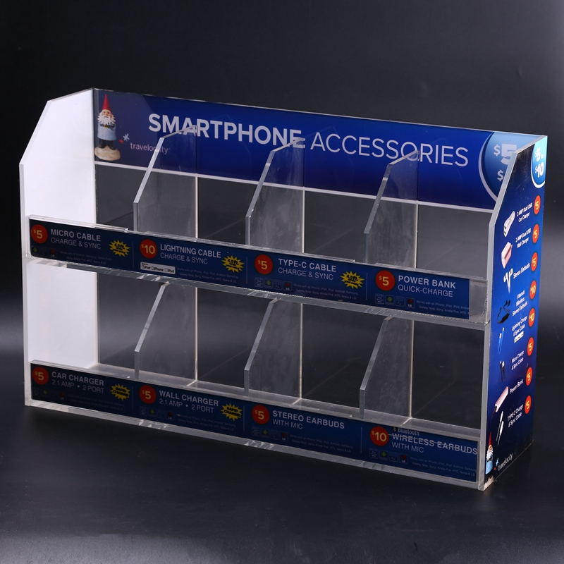 Acrylic Mobile Phone Accessories Box