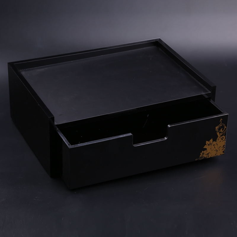 Acrylic Black Matte Storage Box